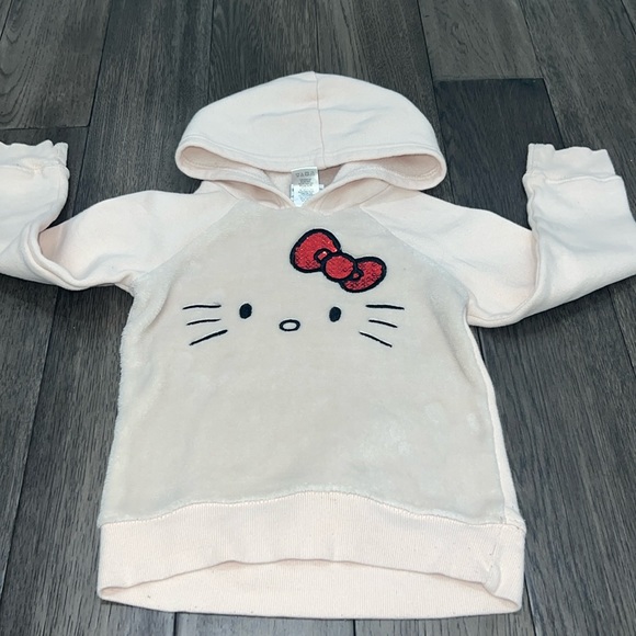 Hello Kitty hooded sweater with sequenced bow - Picture 1 of 8